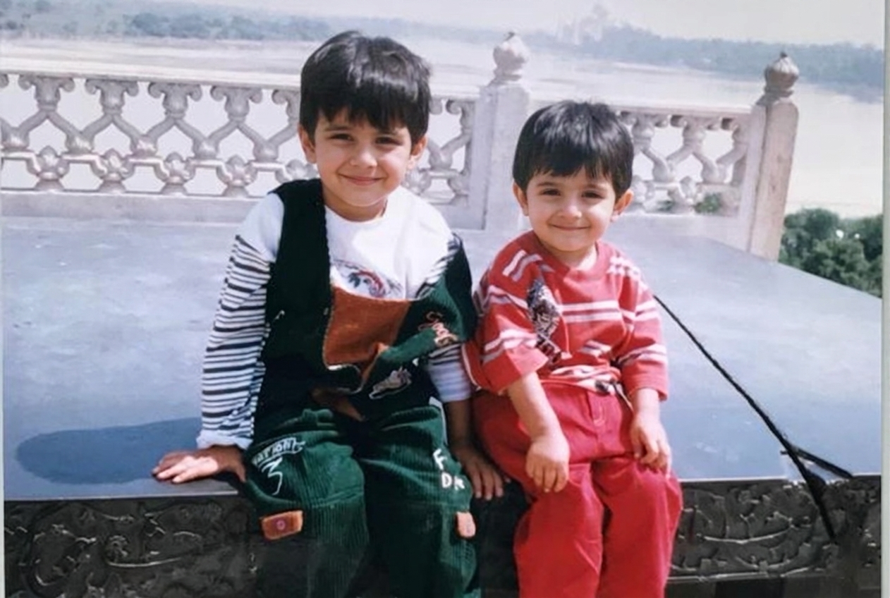 Issa and Mehfuz as children — Onescript founders